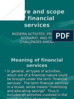 Nature and Scope of Financial Services