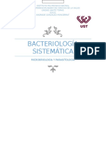 Bacteriología Sistemática