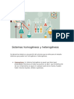 Sistemas Homogéneos y Heterogéneos