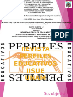 Revista Perfiles Educativos Lisue Unam