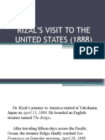 Chapter 13 Rizal's Visit in United States