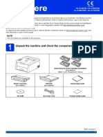 Start Here: Unpack The Machine and Check The Components