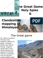 Great Game and Mapping of The Himalayas