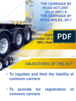 Carriage by Road Act