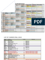 EE Timetable (Fall 2016)