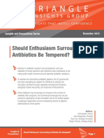 Triangle Insights - Should Antibiotics Enthusiasm Be Tempered