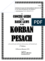 Concise Guide Basic Laws: Korban Pesach