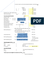 Anchor Bolt Calculation