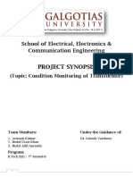 Conditioning Monitoring of Transformer