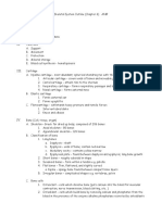 Chapter 6 Skeletal System Outline