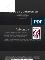 Autocracia y Aristocracia