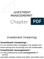 Investment Mangement