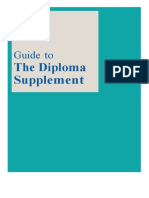 Guide To The Diploma Supplement UK