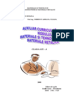 Auxiliar Curricular Materii Prime Si Materiale CL IX