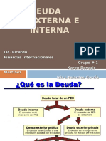 Deuda Externa e Interna