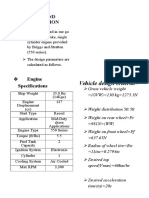 Vehicle Design Criteria:-: Engine and Transmission