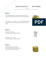 Grade 3 Multiplication and Division I