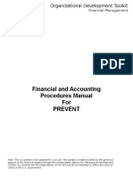 Financial and Accounting Procedures Manual