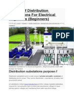 Basics of Distribution Substations For Electrical Engineers (Beginners)