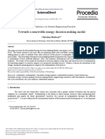 Towards A Renewable Energy Decision Making Model 2015 Procedia Computer Science