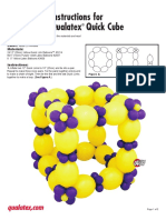 Instructions For Qualatex Quick Cube: Labor: Materials