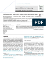 A Literature Review On The Vehicle Routing Problem With Multiple Depots