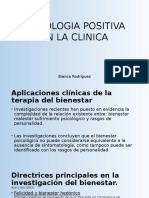 Psicologia Positiva en La Clinica