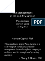 Risk Management in HR