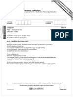 Specimen Paper 4