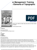 Irrigation Water Management: Training Manual No. 2 - Elements of Topographic Surveying