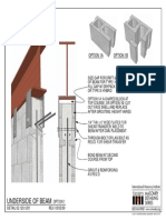 Underside of Beam: Option 1A Option 1B