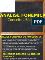 Análise Fonêmica-Conceitos Básicos