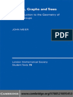 (London Mathematical Society Student Texts) John Meier-Groups, Graphs and Trees - An Introduction To The Geometry of Infinite Groups-Cambridge University Press (2008)