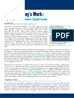 An Honest Day's Work: Regulating Outside Income of Legislative Officers - CAPI Issue Brief - September 2016