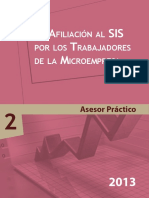 Afiliacion Al SIS Por Los Trabajadores de Microempresas