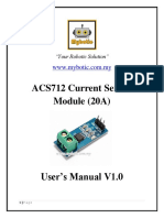 ACS712 Current Sensor Module (20A) User's Manual v1.0