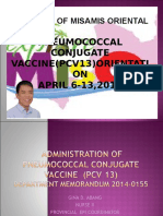 Administration of Pneumococcal Vaccine