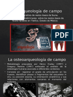 Osteoarqueología de Campo