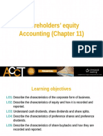 Lecture 5 - Shareholder's Equity Accounting