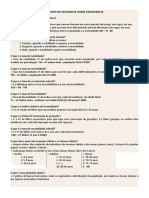 Resumo de Geografia - Demografia PDF