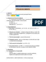 Material Didatico - Titulos de Credito