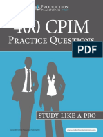 400 CPIM Practice Questions Study Like A