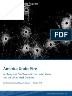 America Under Fire: An Analysis of Gun Violence in The United States and The Link To Weak Gun Laws