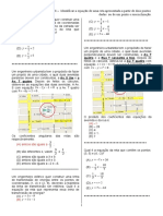 D8 - Identificar A Equação de Uma Reta Apresentada A Partir de Dois Pontos