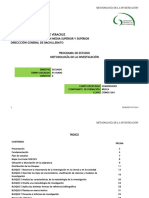 Metodología de La Investigación Bachillerato