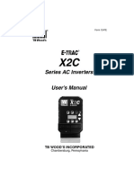 Vacon x2c Series User S Manual