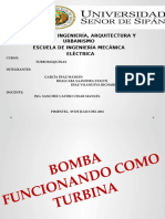 Bomba Como Turbina