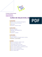 Curso de Ingles Nivel Medio PDF