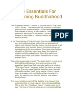 The Essentials For Attaining Buddhahood