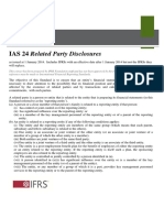 IAS 24 Related Party Disclosures